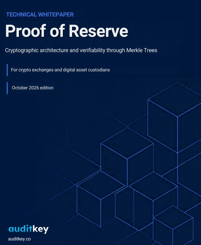 AuditKey Proof of Reserve technical whitepaper cover